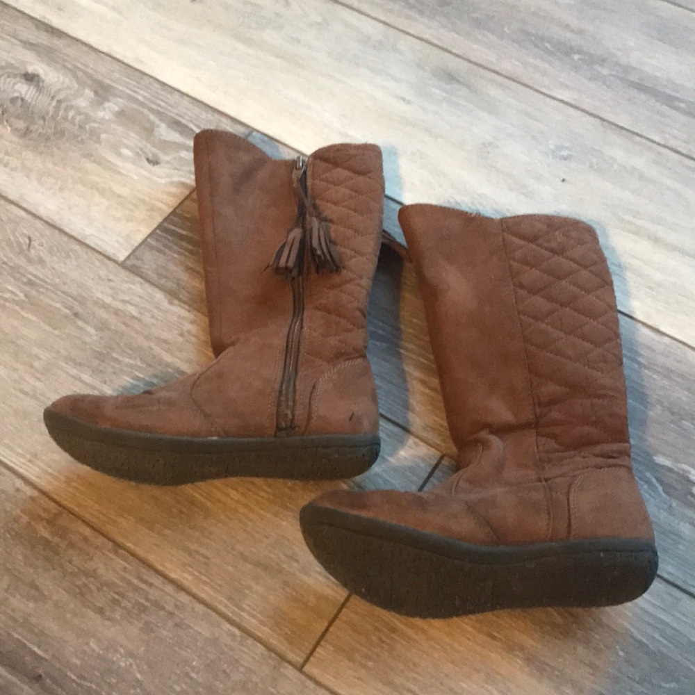 Quilted boots for girls Size 11